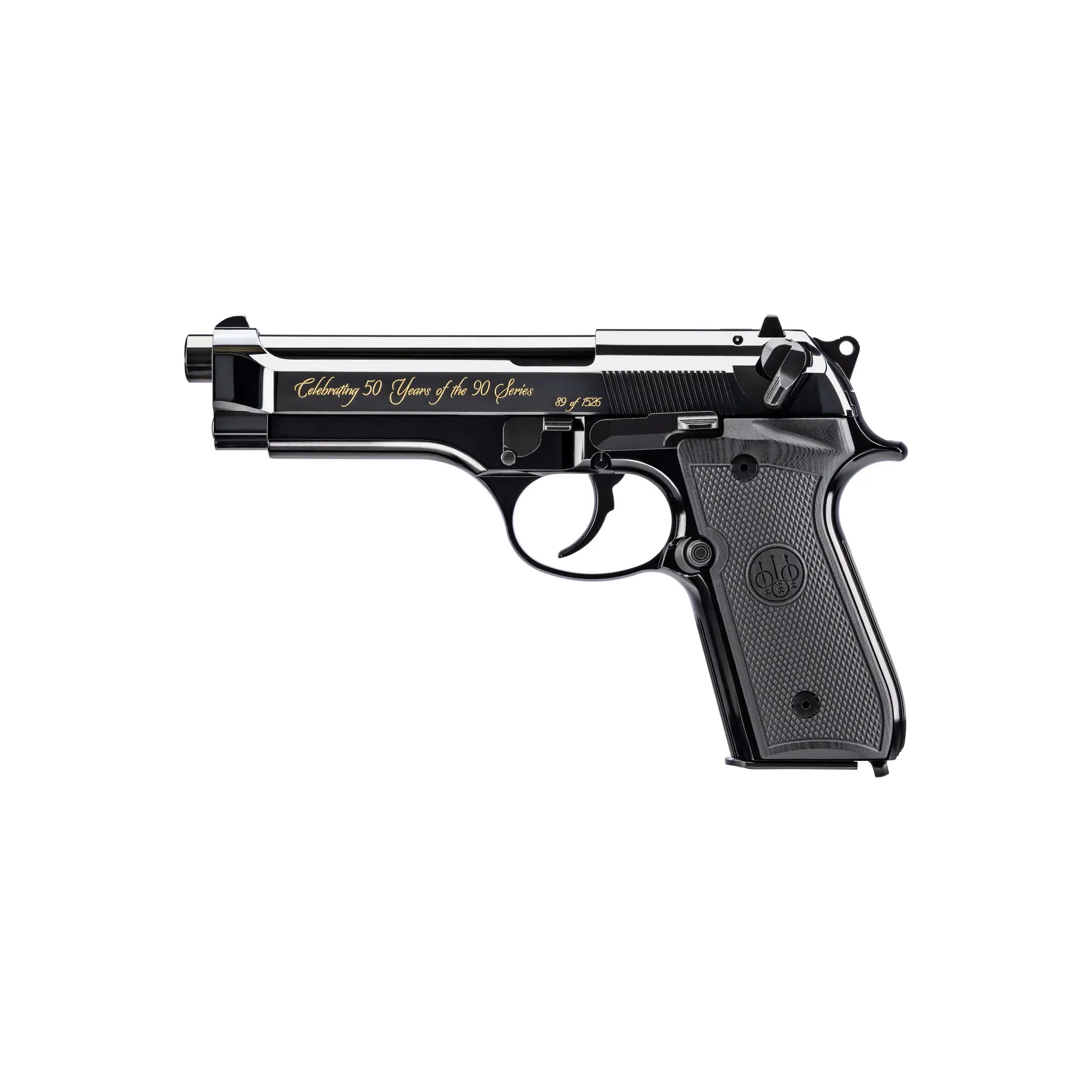 BERETTA 92FS 9MM BL/SYN 4.9" 15+1 50TH