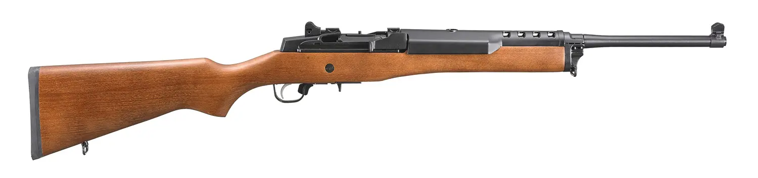 RUGER MINI-14 223 BL/WD RANCH 5RD