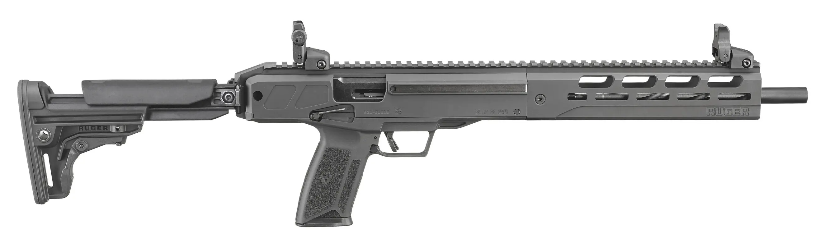 RUGER LC CARB 5.7X28 16" FIXED STK #