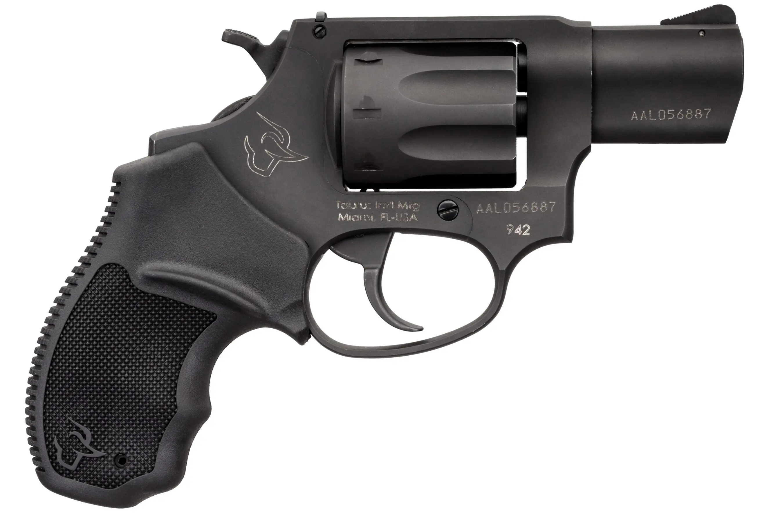 TAURUS 942 22LR BK/BK 2" 8RD CA