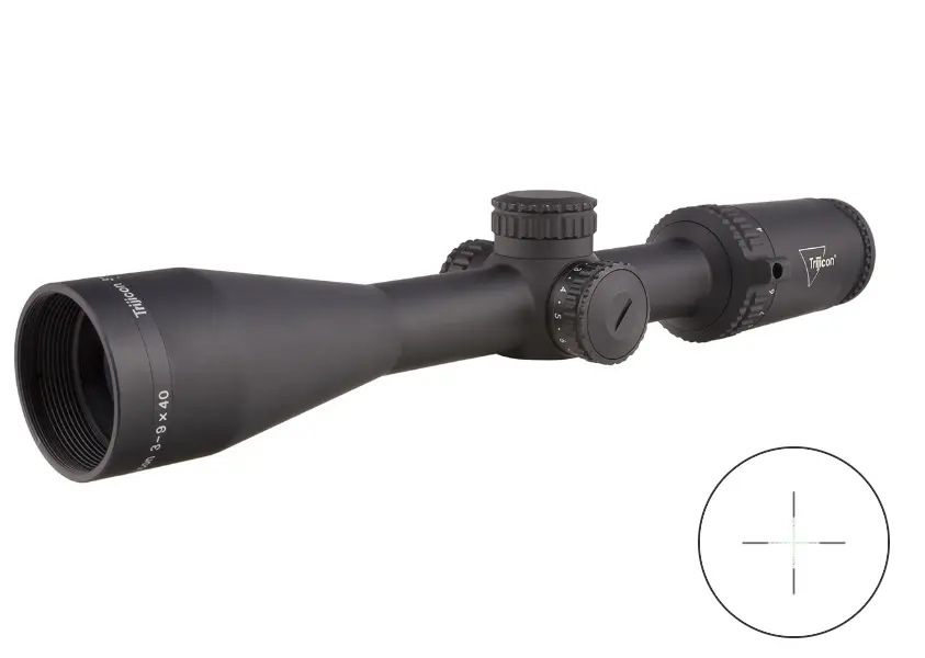 TRIJICON CREDO 3-9X40 BLK 1" MIL-SQ GRN