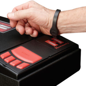 Hornady 98166 Rapid Safe RFID Wrist Band Black Rubber