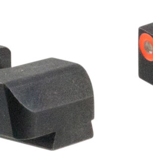AmeriGlo GL5201 i-Dot Sight  Set for Glock  Green Tritium Orange Outline Front Sight-Green Tritium Rear Sight