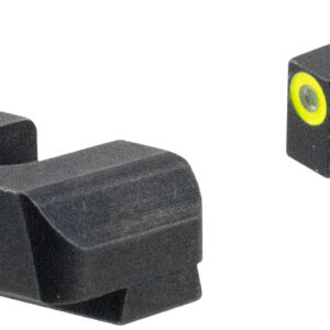 AmeriGlo GL5301 i-Dot Sight  Set for Glock  Green Tritium LumiGreen Outline Front Sight-Green Tritium Rear Sight