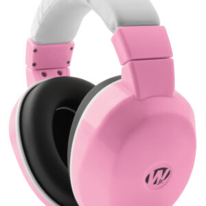 Walker's GWPINFMPK Infant Passive Muff 23 dB Over the Head Pink/White Plastic