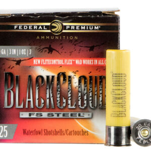 Federal PWBX2093 Black Cloud FS 20Gauge 3" 1oz 3Shot 25 Per Box/10 Case