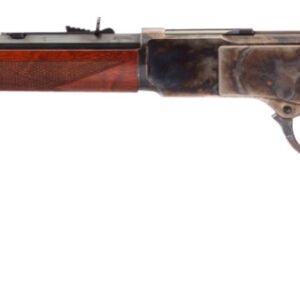 Taylors & Company 550239COM 1873 Comanchero 357 Mag Caliber with 10+1 Capacity, 18" Blued Barrel, Color Case Hardened Metal Finish & Walnut Straight Stock Right Hand (Full Size)