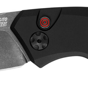 Kershaw 7500BLK Launch 4 1.90" Folding Spear Point Plain Black DLC CPM 154 SS Blade Black Aluminum Handle Includes Pocket Clip