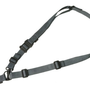 Magpul MAG518GRY MS4 Sling GEN2 Stealth Gray Nylon 48"-60" OAL Adjustable One-Two Point AR Platform