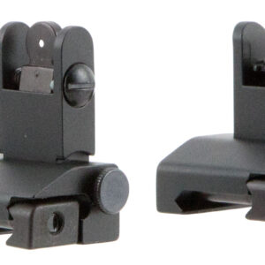 TacFire IS002 Pop Up Iron Sights/Spring Loaded  Black Anodized Flip Up for AR-Platform