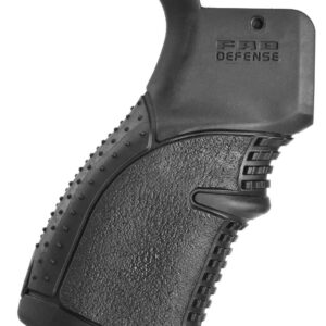 FAB Defense FXAGR43B AGR-43 Ergonomic Rubberized Pistol Grip for AR-15/ M16/ M4 Black Polymer