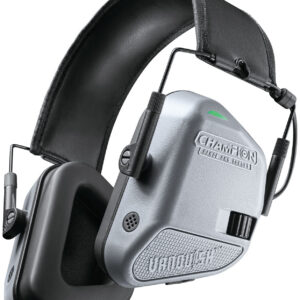 Champion Targets 40978 Vanquish Muff Over the Head Rechargeable Li-ion  Gray/Black