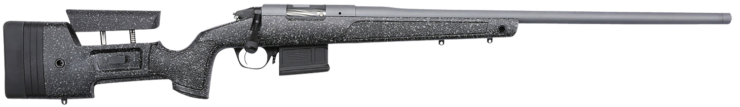 Bergara Rifles BPR20300MC Premier HMR Pro 300 Win Mag 5+1 26" Threaded Barrel Tactical Gray Cerakote, Black w/Gray Fleck Stock