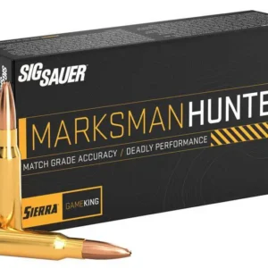 SIG SAUER MARKSMAN HUNTER GAMEKING 308WIN 165G 20RD BX 200RD CASE