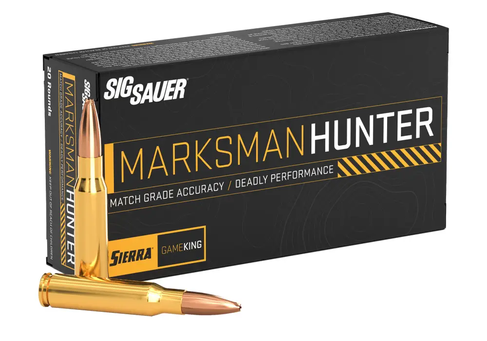 SIG SAUER MARKSMAN HUNTER GAMEKING 308WIN 165G 20RD BX 200RD CASE - Image 4