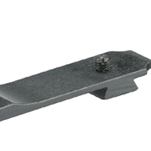 Red dot sight mounting plate for firearms with adjustable screws and LED indicator.