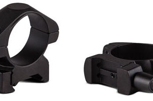 Konus 7410 Steel Rings  Matte Black 30mm Quick Release Medium 0 MOA