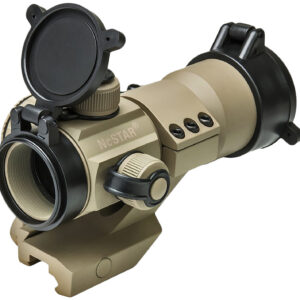 NcStar DRGB135T 35mm Red/Green/Blue Dot Optic  Tan Powder Coated 1 x 35 mm 3 MOA  Red/Green/Blue Dot