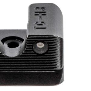 TruGlo TG231Z1C Tritium Pro  Black | Green Tritium Orange Outline Front Sight Green Tritium Rear Sight