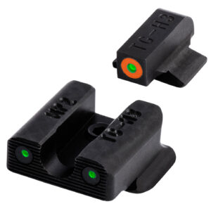 TruGlo TG231MP2C Tritium Pro  Black | Green Tritium White Outline Front Sight Green Tritium Rear Sight
