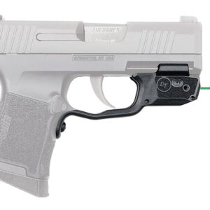Crimson Trace 0181601 Laserguard  Fits Sig P365/P365XL/P365SAS, Green Laser Black Polymer Trigger Guard Mount