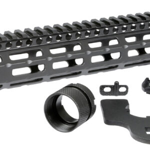 Midwest Industries MICRM12625 M-Series  Aluminum Black Hardcoat Anodized AR Platform 12.62"