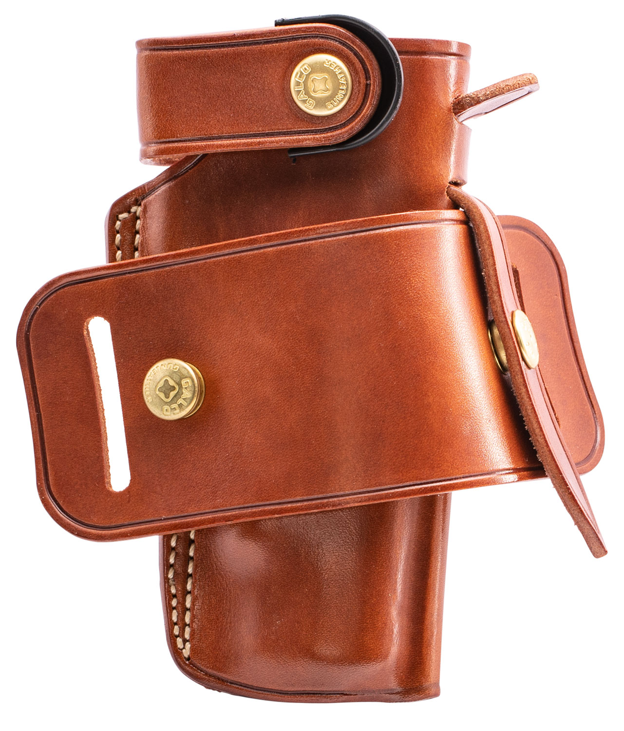 Galco IRO212 Ironhide OWB Tan Leather Belt Slide Fits 1911 Ambidextrous