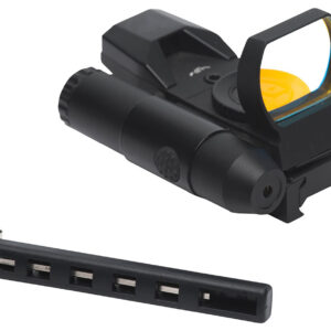 Firefield FF26023 Impact Duo Reflex Sight Matte Black 1 x 31 mm x 22 mm 3 MOA/5 MOA Red Dot Multi Reticle Red Laser