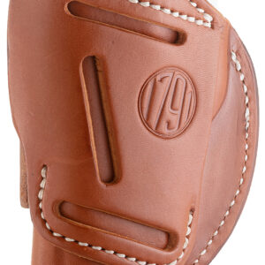 1791 Gunleather 4WH1CBRR 4-Way  IWB/OWB 01 Classic Brown Leather Belt Clip Fits 3-4" Barrel 1911