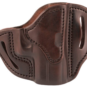 1791 Gunleather BHCSBRR BHC  OWB Size C Signature Brown Leather Belt Slide Compatible w/Glock 43/Sig P365/Walther PPK Right Hand