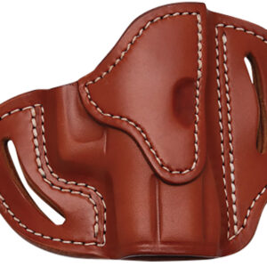 1791 Gunleather BHCCBRR BHC  OWB Size C Classic Brown Leather Belt Slide Compatible w/Glock 43/Sig P365/Walther PPK Right Hand