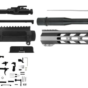 TacFire SSRK308LPK18BN AR Build Kit  Sports South Exclusive 308 Win AR-10 Black Nitride 5/8"x24