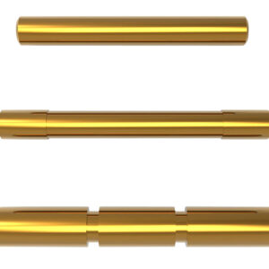 Cross Armory CRGPSGD 3 Pin Set  Compatible w/Glock Gen1-3 Gold Steel