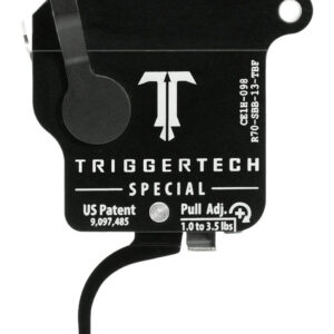 TriggerTech R70SBB13TBF Special  Single-Stage Flat Trigger with 1-3.50 lbs Draw Weight for Remington 700 Right