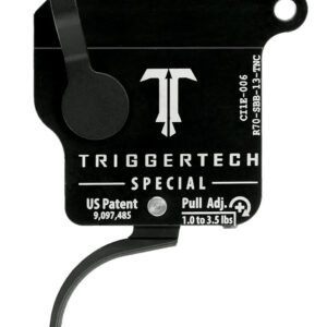 TriggerTech R70SBB13TNC Special Without Bolt Release Single-Stage Traditional Curved Trigger with 1-3.50 lbs Draw Weight for Remington 700 Right