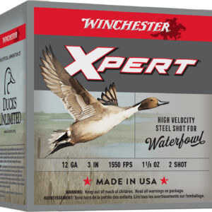 Winchester Ammo WEX1232 Super X Xpert High Velocity 12Gauge 3" 1 1/8oz 2Shot 25 Per Box/10 Case