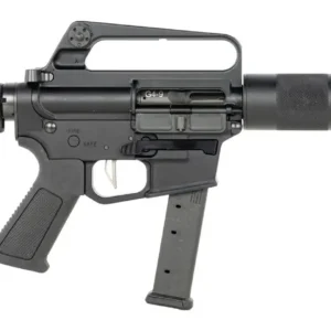 DPMS KITTY KAT G9 9MM PISTOL 8" A1 SLICK SIDE TUBE, CAR BRACE 1-33RD GLOCK MAG