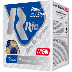 Rio Ammunition RBSM363 Royal BlueSteel Magnum 12Gauge 3" 1 1/4oz 3Shot 25 Per Box/10 Case