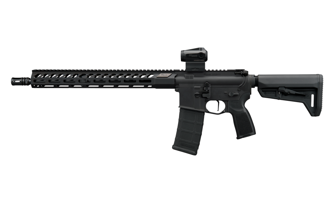 SIG SAUER M400 FORGE 5.56 RIFLE 16.5" BBL, BLACK, ROMEO MSR G2, TELESTOCK 1-30RD MAG - Image 3