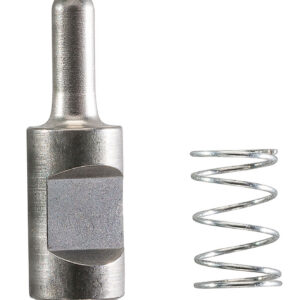 Close-up of firearm part and spring for gunsmithing services.