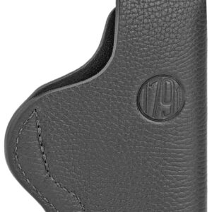 1791 Gunleather SCH4NSBL SCH IWB Size 04 Night Sky Black Leather Belt Clip Compatible w/Glock 17/S&W M&P Shield/Springfield XD Left Hand