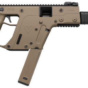Kriss USA KV45CFD20 Vector CRB G2 45 ACP 30+1 16" Black Nitride Threaded Barrel, Flat Dark Earth Picatinny Rail Aluminum Receiver, FDE Synthetic 6 Position Stock & Polymer Grip