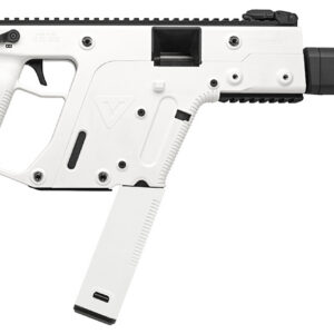 Kriss USA KV45CAP20 Vector CRB Gen2 45 ACP 30+1 16" Black Nitride Threaded Barrel, Alpine Cerakote Picatinny Rail Aluminum Receiver, Alpine White Synthetic 6 Position Stock Alpine Polymer Grip