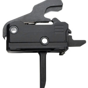 Rise Armament T017FBLK RA-140 Super Sporting Black Hardcoat Anodized Flat Trigger Single-Stage 3.50 lbs Draw Weight Fits AR-Platform Right Hand