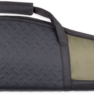 Bulldog BD310 Armor Rifle Case 48" Black with Green Panels Water-Resistant Nylon