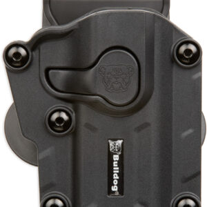Bulldog MX001 Max Multi Fit OWB Black Polymer Paddle Fits Sig P250/P320 Fits S&W M&P 9/40/45 Fullsize Right Hand