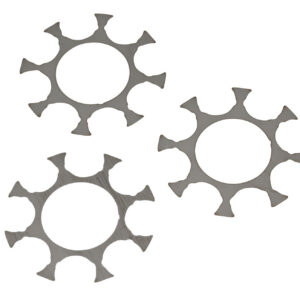 Ruger 90719 Moon Clip Full Ruger Super GP100 9mm Luger 8rd  Stainless Steel 3 Per Pack