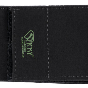 Sticky Holsters GHBTLG Guard Her  Garter Size Large Black Elastic
