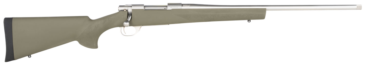 Howa HGR72513 M1500 Hogue Full Size 6.5 Creedmoor 5+1 22" Stainless Steel Threaded Barrel, Drilled & Tapped Stainless Steel Receiver, Hogue OverMolded OD Green Synthetic Stock, Right Hand