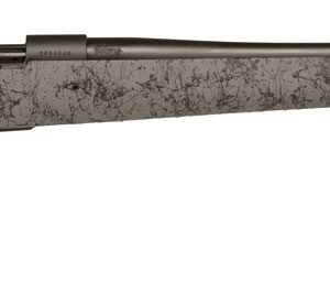Howa HHS45531 M1500 HS Precision 6.5 PRC 3+1 24" Threaded Barrel, Black Steel Receiver, Gray w/Black Webbing HS Precision Synthetic Stock